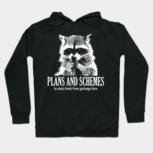 Plans and Schemes Raccoon Hoodie